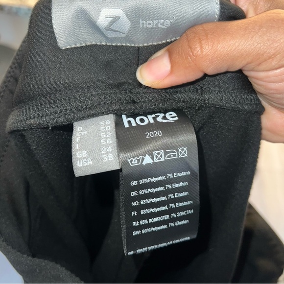 Horze Active Women’s Winter Silicone Full Seat Tights NWT size 38 - Picture 5 of 7